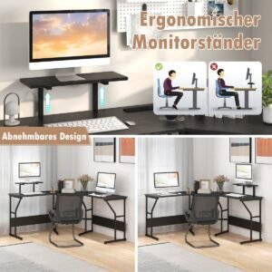 Cadeira de pernas cruzadas sem rodas, balanço de 120°, altura ajustável, bege