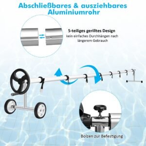 Cadeira de bronzeamento ajustável em 5 posições para banho de sol no pátio - preta