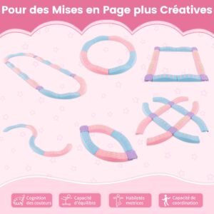 Mesa de bilhar dobrável com conjunto de acessórios para toda a família - Azul