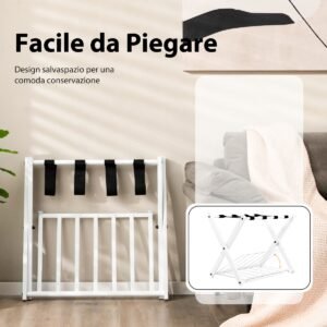 Mesa de centro elevatória com compartimento oculto e prateleira removível - branca