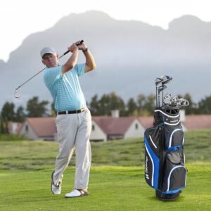 Bolsa de viagem para golfe com laterais macias e rodas