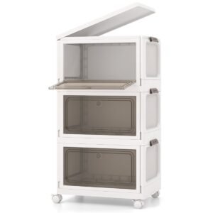 Poltrona de lazer estofada em tecido Teddy Fleece sem braços - Cinza