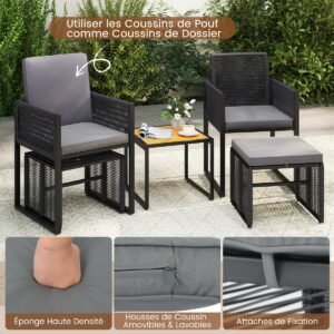 Mesa de costura dobrável, estação de artesanato com prateleira de armazenamento, 3 caixas ocultas, máquina de costura móvel, mesa de café