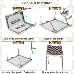 Conjunto de atividades internas e externas com altura ajustável, cesta de basquete infantil, azul escuro