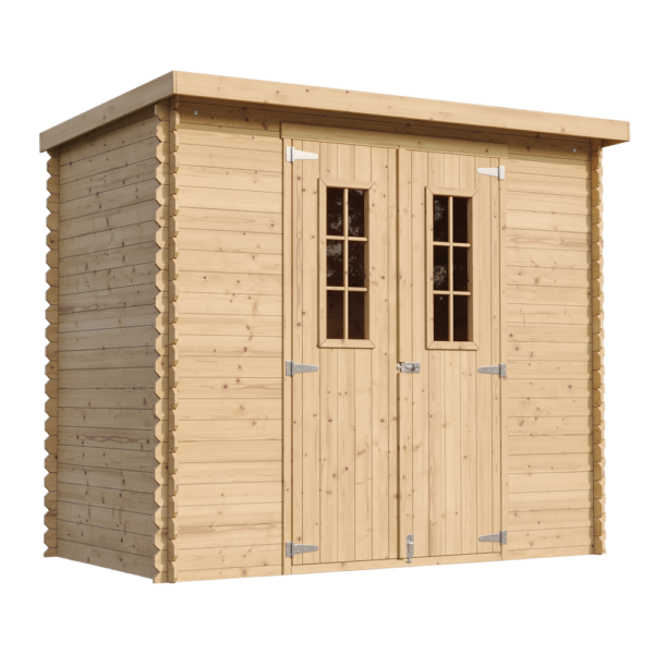 Casa de jardim + andar, portas C