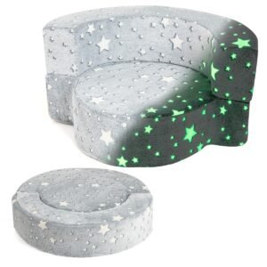 Armário de mídia para console de TV com gavetas e frentes de bambu para sala de estar e quarto - Natural