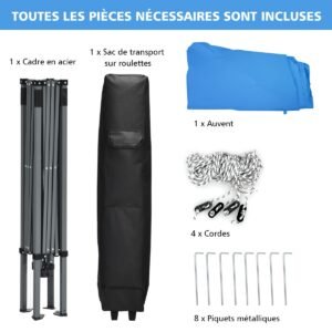 Cadeira de descanso dobrável com proteção solar e bolso lateral para armazenamento para jardim