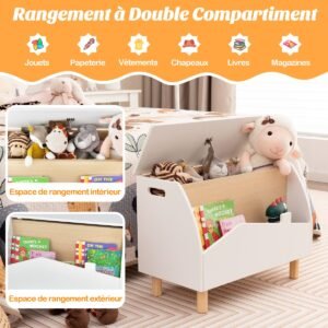 Caixa de areia infantil para áreas externas com capa Oxford e 4 assentos de canto - marrom