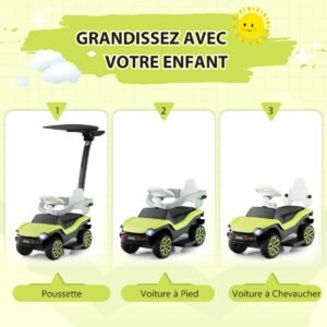 Caminhão basculante infantil 6V com capacete de segurança até 2,5 km/h para crianças a partir de 18 meses Amarelo