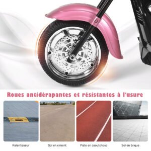 Motocicleta elétrica infantil chopper 3 km/h