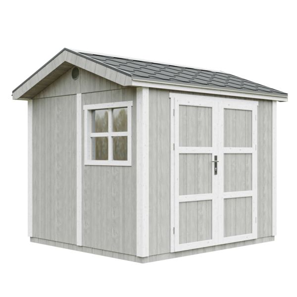 Casa com painéis inteligentes, pintura TUNDRA_GREY