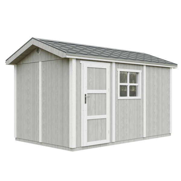 Casa com painéis inteligentes, pintura TUNDRA_GREY