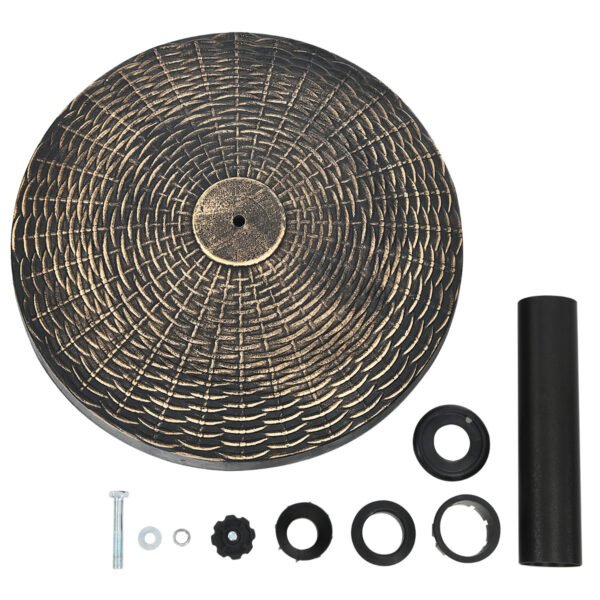 Base para guarda-sol de pátio de 12 kg (26,5 lbs)