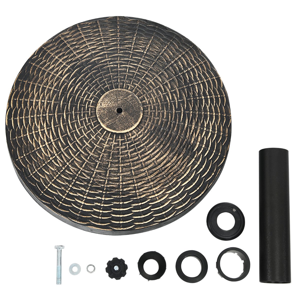 Base para guarda-sol de pátio de 12 kg (26,5 lbs)