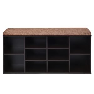 Armário de sapatos com assento