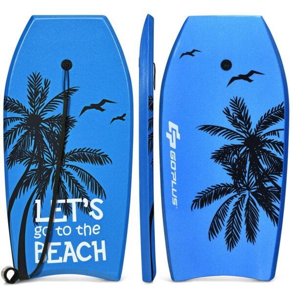 Prancha de bodyboard superleve com leash e núcleo de EPS - Tamanho G