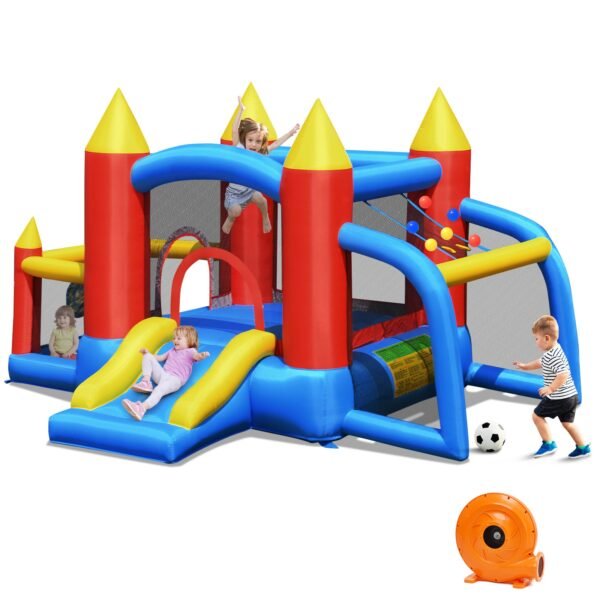 Castelo inflável - parque infantil com compressor