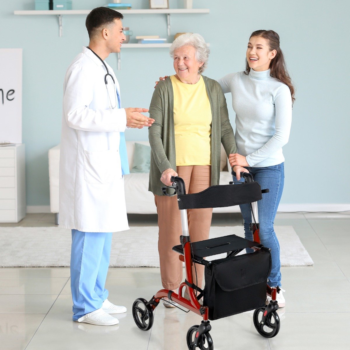 Andador Rollator 2 em 1 com Assento - Image 2