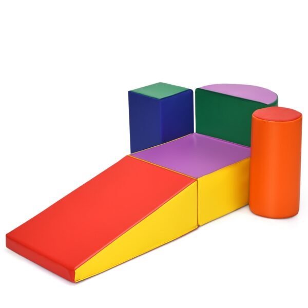 Brinquedo Softzone para engatinhar, escalar e brincar com formas de espuma.