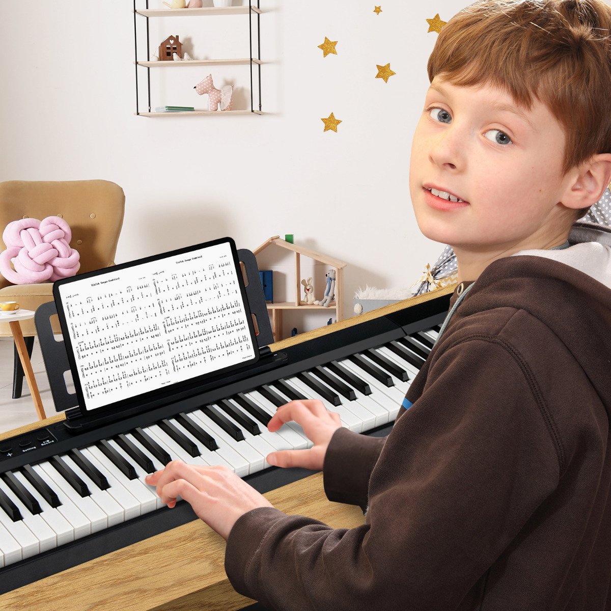Piano eletrônico com teclado de tamanho normal - Image 2