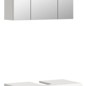 Xonox combinação de banho - imitação branco e branco brilhante moldado, 60x191x34 cm
