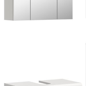 Xonox combinação de banho - imitação branco e branco brilhante moldado, 60x191x34 cm