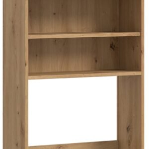 Xonox Armário para máquina de lavar - Artisan detalhes pretos, 63x191x24 cm