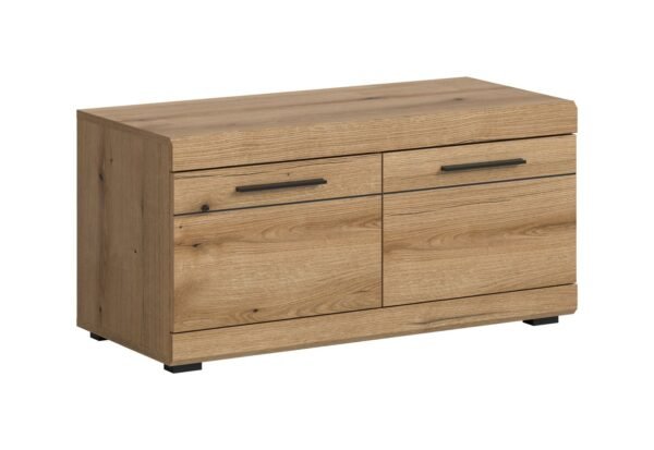 Xonox banco - acabamento carvalho Evoke, 90x44x40 cm