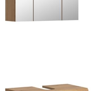 Xonox combinação de banho - sálvia e acabamento carvalho artisan, 60x191x34 cm