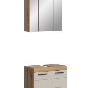 Xonox combinação de banho - Evoak Acabamento carvalho, 60x191x34 cm