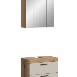 Xonox combinação de banho - Evoak Acabamento carvalho, 60x191x34 cm