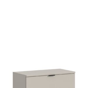 Xonox Cómoda + barra de roupa - melamina caxemira, 14x34 cm