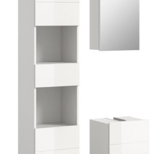 Xonox combinação de banho - brilhante branco, moldado, 91x190x34 cm