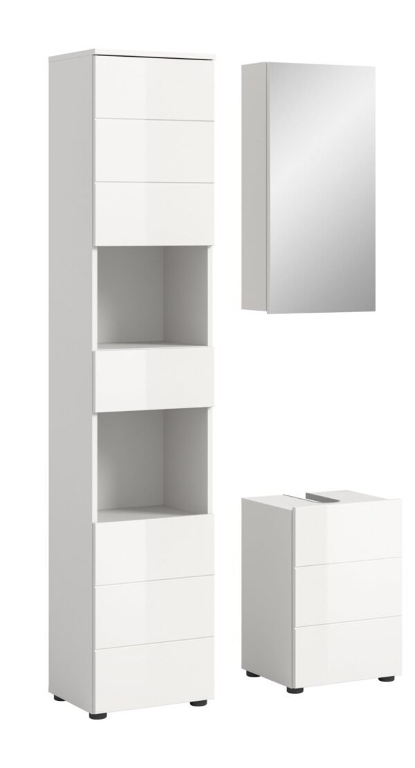 Xonox combinação de banho - brilhante branco, moldado, 91x190x34 cm