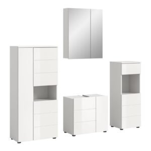 Xonox combinação de banho - brilhante branco, moldado, 188x190x34 cm