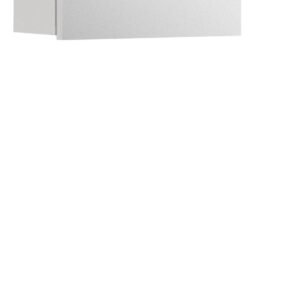 Xonox Combinação de banho com iluminação - melamina branca e branco brilhante termoformado, 38x190x34 cm