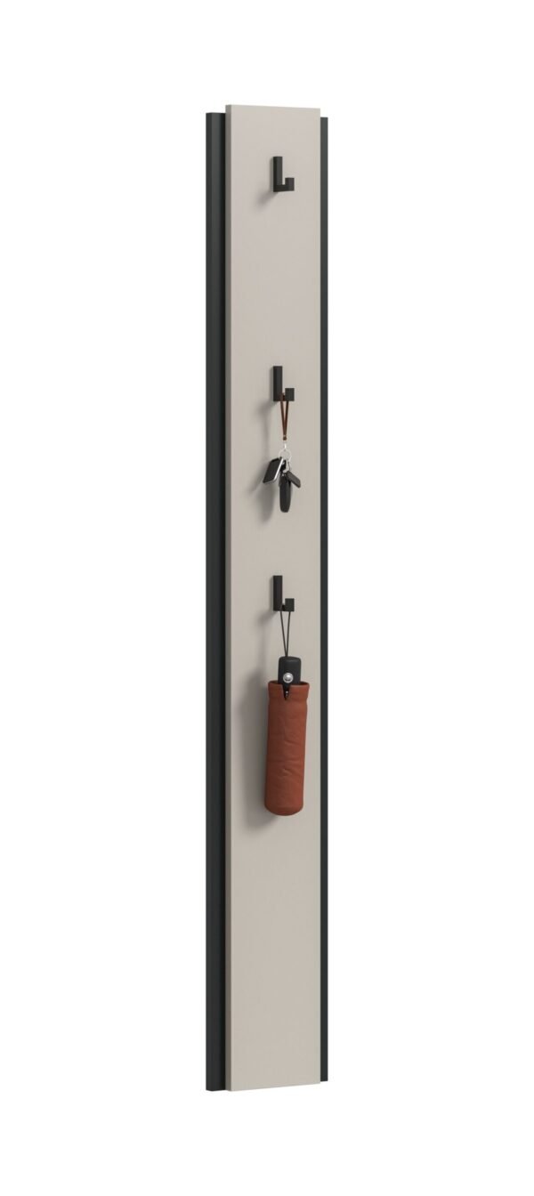 Xonox Painel com ganchos - melamina caxemira, 21x150x6 cm