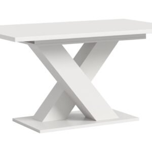 Xonox mesa de jantar - acabamento branco com Base em X
