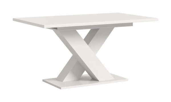 Xonox mesa de jantar - acabamento branco com Base em X