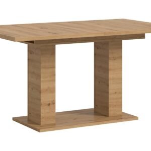 Xonox mesa de jantar - Artisan acabamento com base de coluna dupla