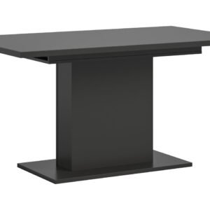 Xonox mesa de jantar - imitação cinzento com base pedestal