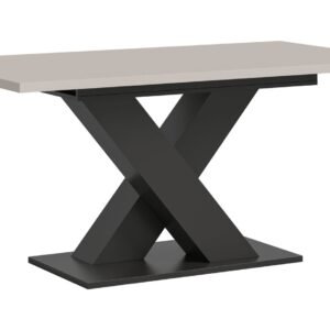Xonox mesa de jantar - efeito caxemira e efeito cinzento, 150x76x90 cm