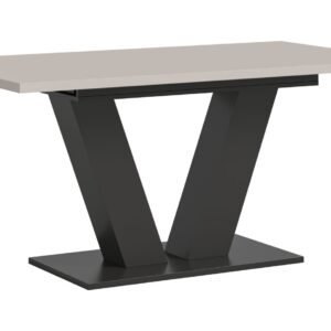 Xonox mesa de jantar - efeito caxemira e efeito cinzento, 150x76x90 cm