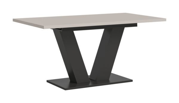 Xonox mesa de jantar - efeito caxemira e efeito cinzento, 150x76x90 cm