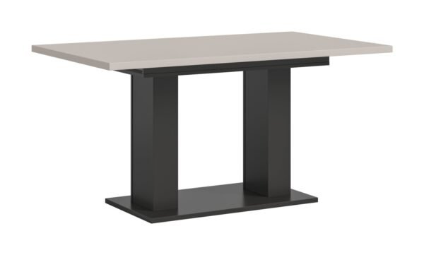 Xonox mesa de jantar - efeito caxemira e efeito cinzento, 150x76x90 cm