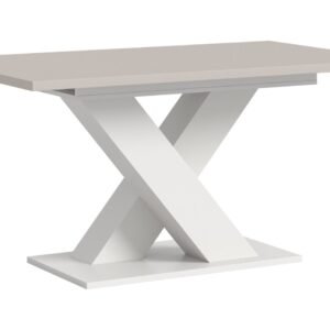 Xonox mesa de jantar - efeito caxemira e efeito branco, 150x76x90 cm