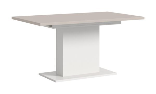 Xonox mesa de jantar - efeito caxemira e efeito branco, 150x76x90 cm