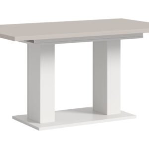 Xonox mesa de jantar - efeito caxemira e efeito branco, 150x76x90 cm