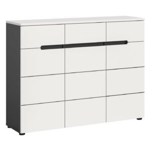 Xonox sapateira - imitação branco, 120x94x37 cm