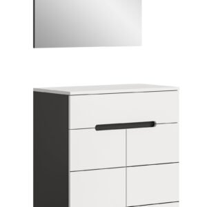 Xonox Combinação de roupeiro - imitação branco, 80x190x37 cm